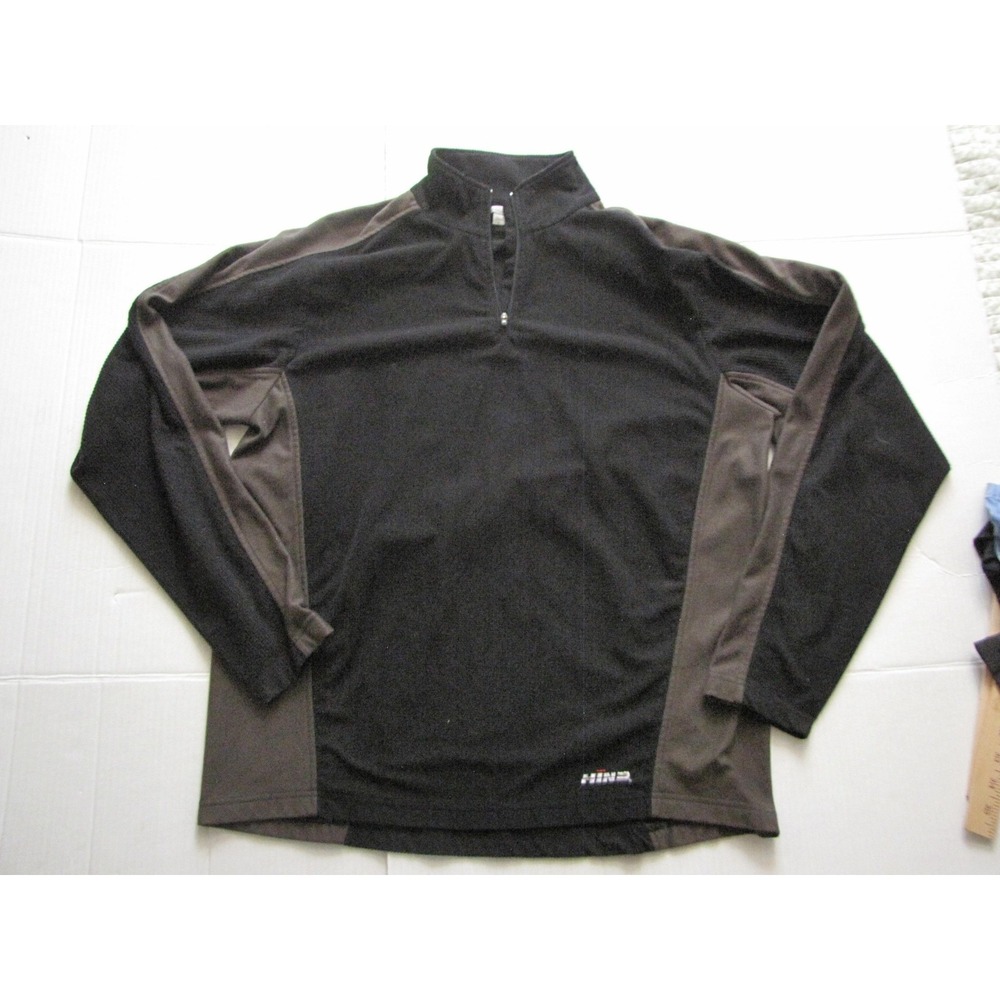 Hind Thermal Shirt Mens Large Black Henley Long Sleeve Colorblock Canada